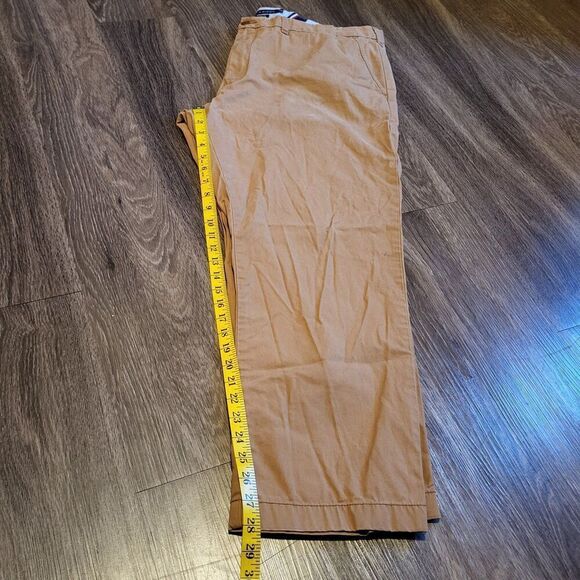 Tommy Hilfiger Custom Fit Khaki Chino Pant, Tan, Mens Size 42x30 - Picture 5 of 8